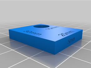 Abmessungen Gewicht Richtigkeit Prüfung Block Kalibrierung dimensional 3d print model - Mito3D