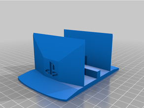 ps4 fat verticale supporter monter 3d print model - Mito3D