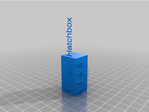 personalizzato temperatura calibrazione Torre nylon 3d print model - Mito3D