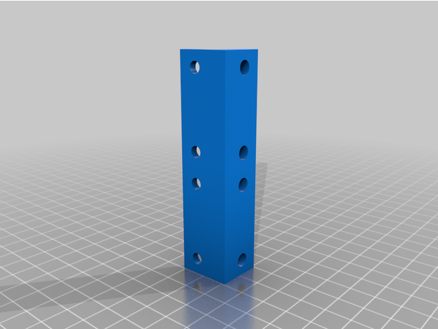 rack rail 19 inch mount av 3D print model - Mito3D