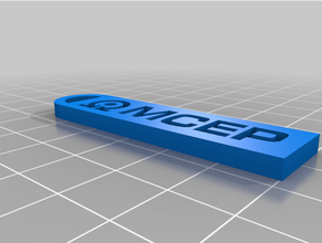mcep keyring 3d print model - Mito3D
