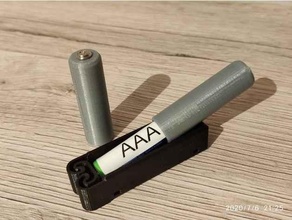 batteria adattatore aaa 3d print model - Mito3D