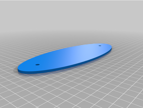 resport base ellipse 200x75 3d print model - Mito3D