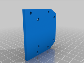cr-10 v2 hemera - hot assembly adapter plate bracket shifted axis 3d printing canada e3d 3d print model - Mito3D