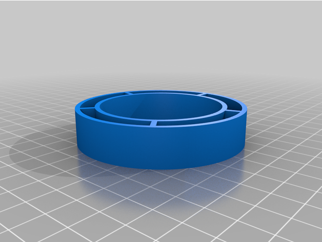 customized customisable filament spool adapter 72 52 mm 3D print model - Mito3D