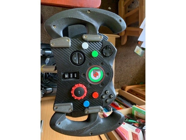 logitech g29 steering wheel remix jandako 3D print model - Mito3D