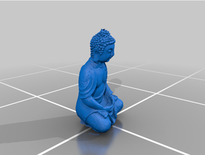 Buda buda escultura estátua 3d print model - Mito3D