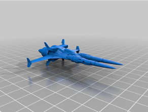 yıldız savaşçısı p 19 paraşütçü 3d print model - Mito3D