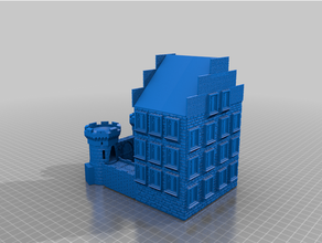 medievale castello 3d print model - Mito3D