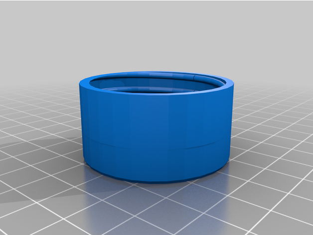 customizable screw cap 3D print model - Mito3D