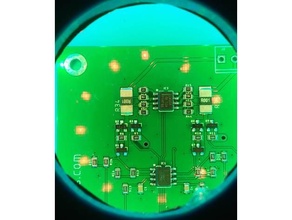aoi pcb rgb Licht Prototyp LED führt montieren 3d print model - Mito3D
