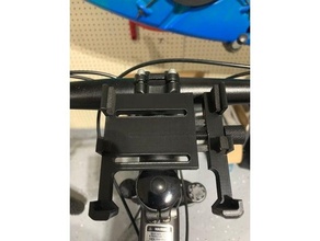 Fahrrad Telefon montieren Zelle iPhone Berg 3d print model - Mito3D