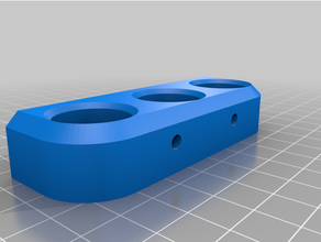 20 mm tutkal Çubuk Kulp destek organizasyon duvar binmek monte 3d print model - Mito3D