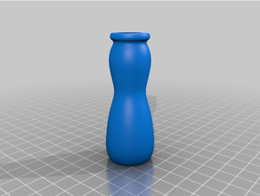 vase small flowers 75mm 3d print model - Mito3D