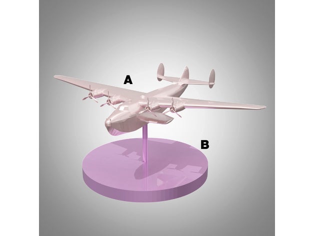 boeing 314clipper diseño Bosquejo boeing314 314 plan 3D print model - Mito3D