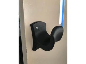 arm pull metallic doors armpull doorpull door handle hands free sanitary 3d print model - Mito3D