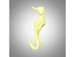 hipocampo imán percha 3d print model - Mito3D