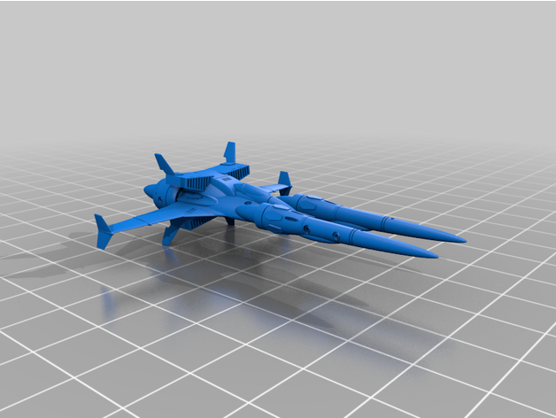 starfighter p-21 skyrazor 3D print model - Mito3D