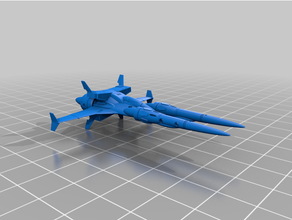 yıldız savaşçısı p 21 paraşütçü 3d print model - Mito3D