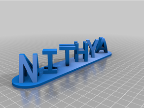 aruna personalizzato 3d print model - Mito3D