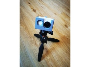 xiaomi yi 1 action camera hd case gopro mount 3d print model - Mito3D