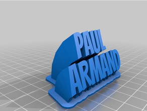 Paul özelleştirilmiş 3d print model - Mito3D