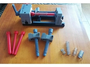 spring coiling machine 3d print model - Mito3D