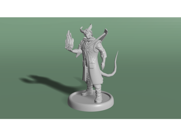 candour fell tiefling sorcerer 3D print model - Mito3D