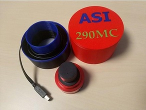 case zwo asi290mc astrophotography camera 3d print model - Mito3D