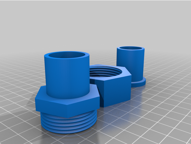 25mm rilasciabile connessione tubi connettore tubo 25 3D print model - Mito3D