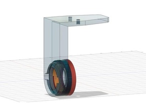 Filamenthalter 3d print model - Mito3D