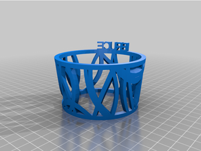 bruce cup sleeve customized 3d print model - Mito3D