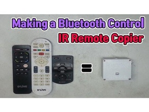 Bluetooth controle controlo remoto copiadora remocon 3d print model - Mito3D