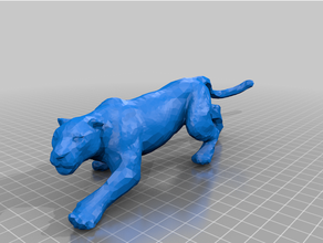 leopard 3d print model - Mito3D