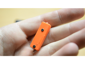 nano LED torche altoïdes DIY edc petit survie minuscule 3d print model - Mito3D