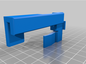 rail mount clip freezer 3d print model - Mito3D