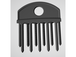 amplio dentado peine chinos campanillas cabello peinado Kamm productos cosméticos 3d print model - Mito3D