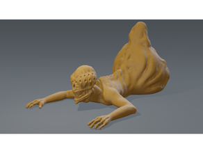 araña criatura horror humanoide monstruo hombre 3d print model - Mito3D