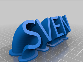 sven personalizzato 3d print model - Mito3D