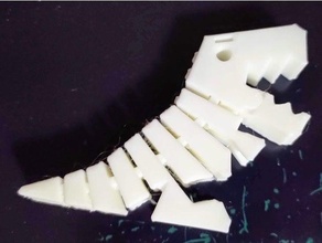 flexi rex movable jaw ii 3d print model - Mito3D