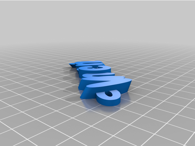vincent keyfob personnalisé 3D print model - Mito3D