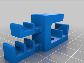 cable management desk 3d print model - Mito3D