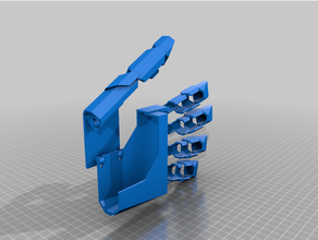 customized gauntlet glove remixing 3d print model - Mito3D