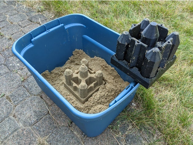 sand castle mold 3D print model - Mito3D