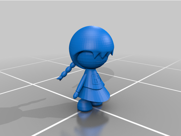 yume Nikki madotsuki 3d sprite 3D print model - Mito3D