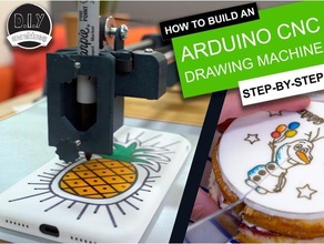 einfach 3d druckbar cnc Zeichnung Maschine zeichnen Kuchen Telefone Papier Hemden Arduino grbl Plotter uno DIY 3d print model - Mito3D