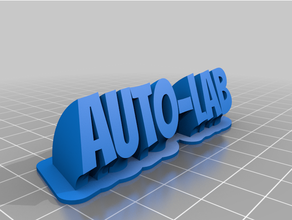 auto lab özelleştirilmiş 3d print model - Mito3D