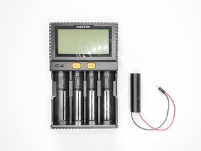 lipo li ion chargeur 18650 Taille batterie Cas gaine lithium polymère 3d print model - Mito3D