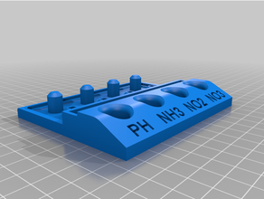api master test kit tube holder - remix aquarium 3d print model - Mito3D
