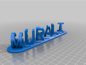 duvar resimleri özelleştirilmiş 3d print model - Mito3D